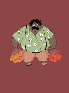 Character illustration graphic designing portfolio graphic design and art photography