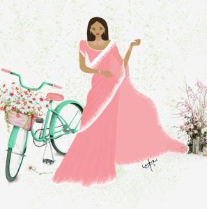 girl in saree graphic designing portfolio graphic design and art photography